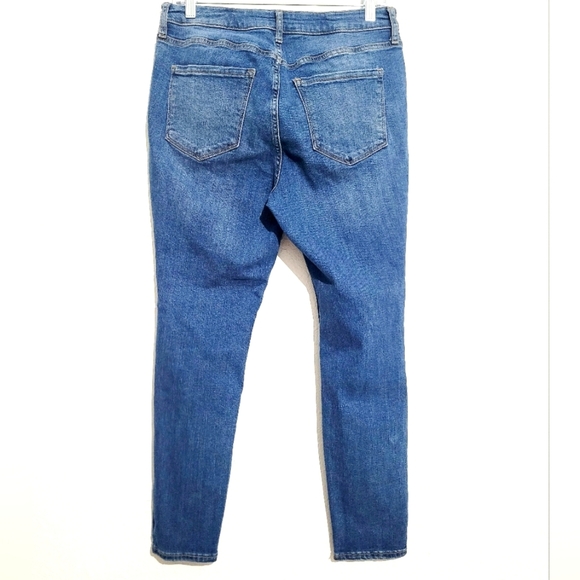 OLD NAVY Woman High Rise Rock Star Super Skinny Stretch Jean Size 10S Distressed - Picture 2 of 11